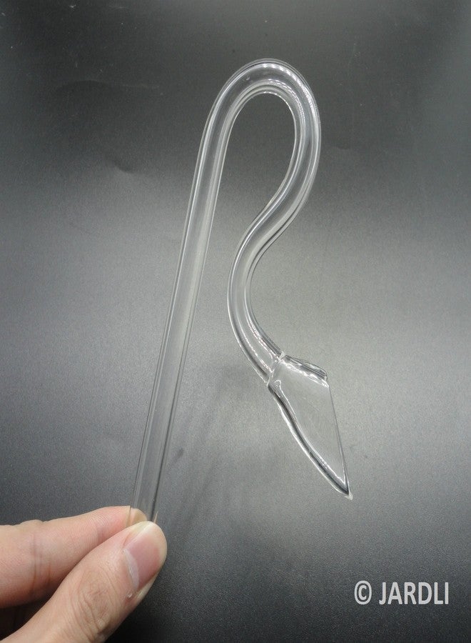 JARDLI Glass Mini Lily Pipe Violet Outflow 10mm for 9/12mm (3/8'' ID) Tubing - Nano Aquarium Planted Tank - Image 3